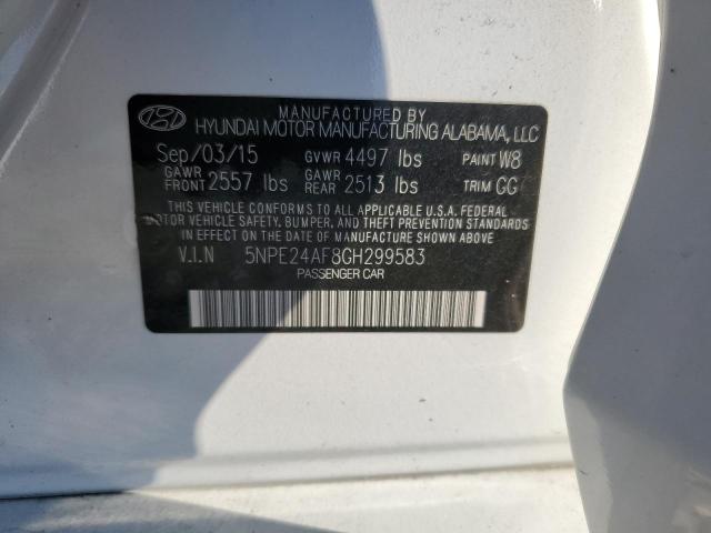 Photo 11 VIN: 5NPE24AF8GH299583 - HYUNDAI SONATA SE 