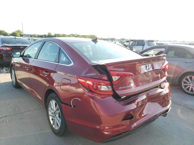 Photo 2 VIN: 5NPE24AF8GH314373 - HYUNDAI SONATA SE 