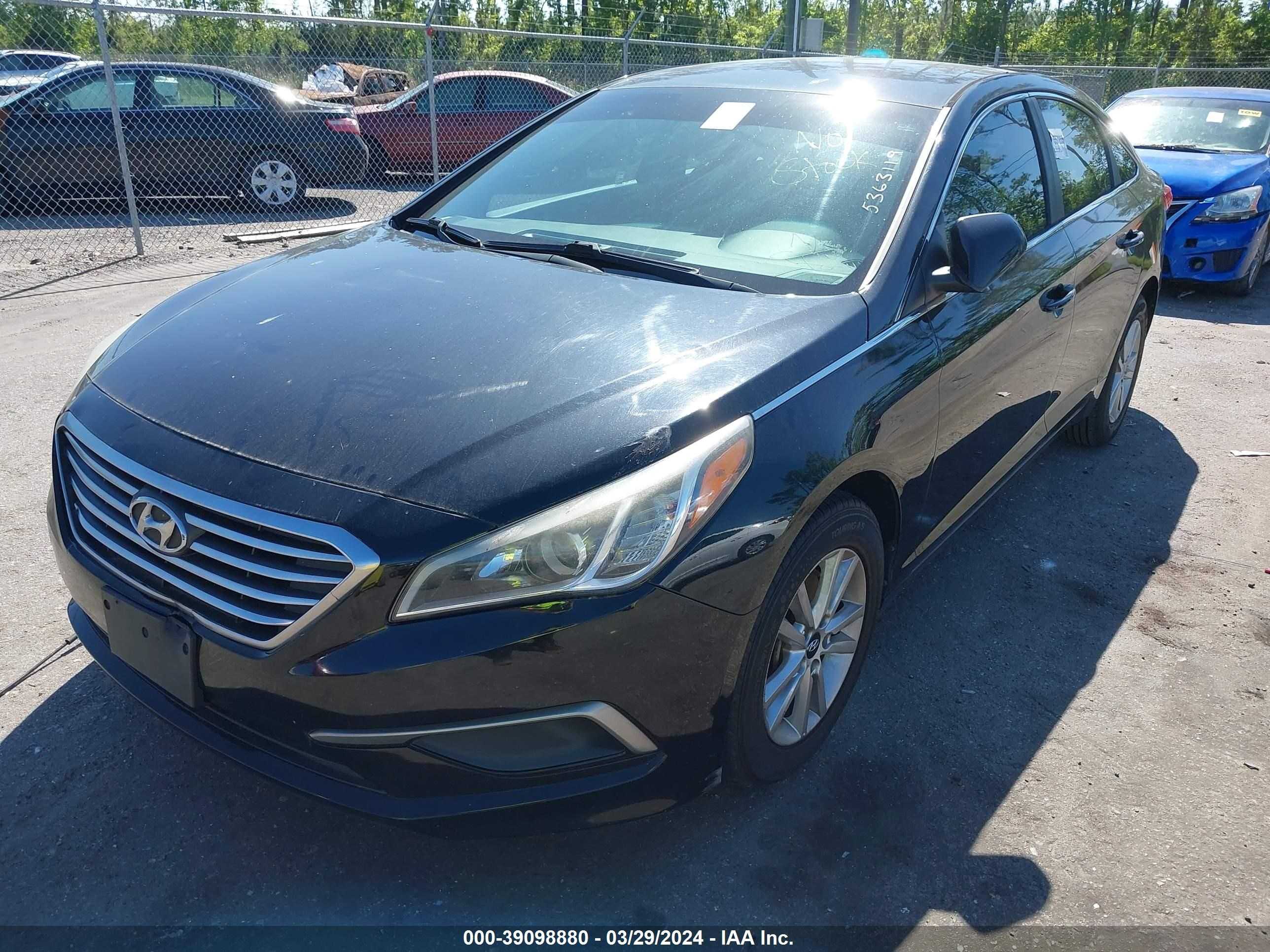 Photo 1 VIN: 5NPE24AF8GH315345 - HYUNDAI SONATA 