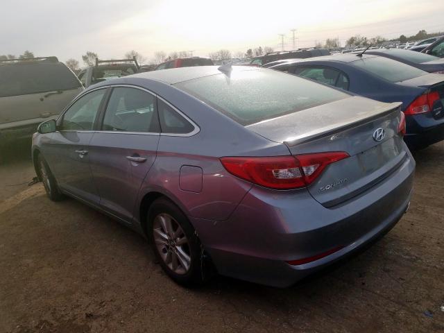 Photo 2 VIN: 5NPE24AF8GH331965 - HYUNDAI SONATA SE 