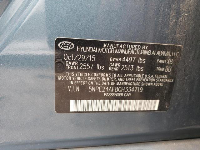 Photo 12 VIN: 5NPE24AF8GH334719 - HYUNDAI SONATA SE 