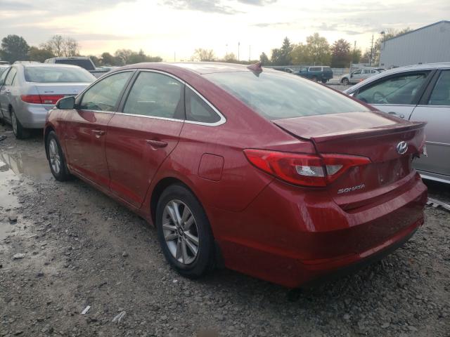 Photo 2 VIN: 5NPE24AF8GH352475 - HYUNDAI SONATA SE 