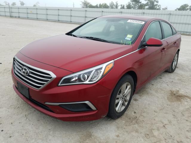 Photo 1 VIN: 5NPE24AF8GH372886 - HYUNDAI SONATA SE 