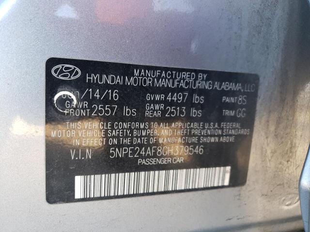 Photo 11 VIN: 5NPE24AF8GH379546 - HYUNDAI SONATA 