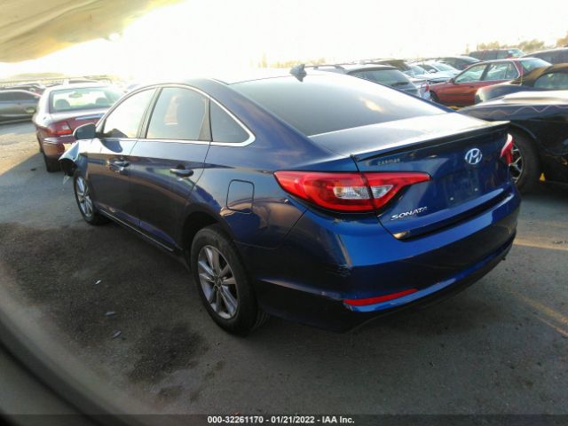 Photo 2 VIN: 5NPE24AF8GH384763 - HYUNDAI SONATA 