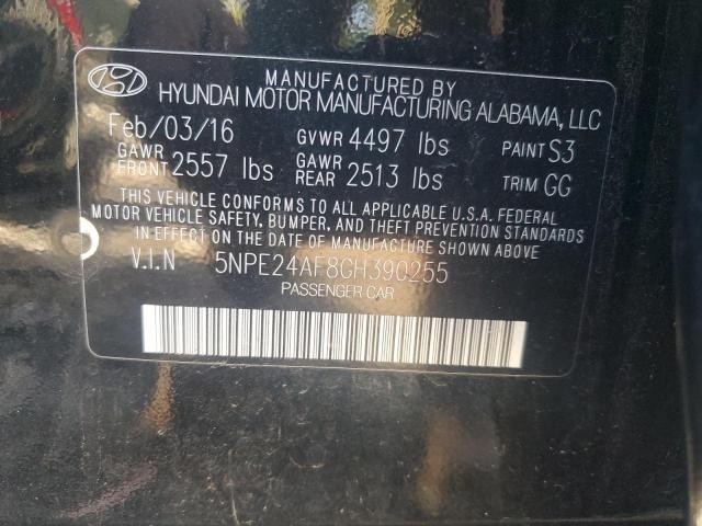 Photo 11 VIN: 5NPE24AF8GH390255 - HYUNDAI SONATA SE 