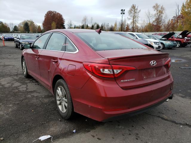 Photo 2 VIN: 5NPE24AF8GH397626 - HYUNDAI SONATA SE 