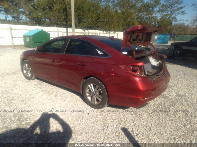 Photo 2 VIN: 5NPE24AF8GH401254 - HYUNDAI SONATA 