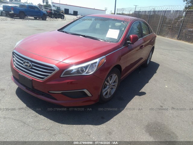 Photo 1 VIN: 5NPE24AF8GH405255 - HYUNDAI SONATA 