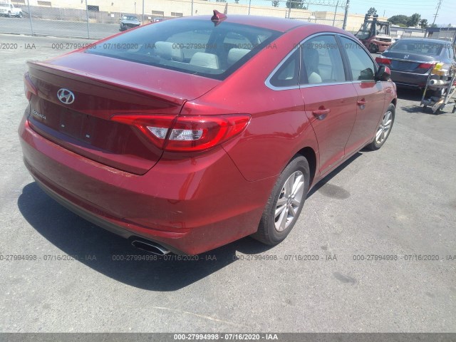 Photo 3 VIN: 5NPE24AF8GH405255 - HYUNDAI SONATA 