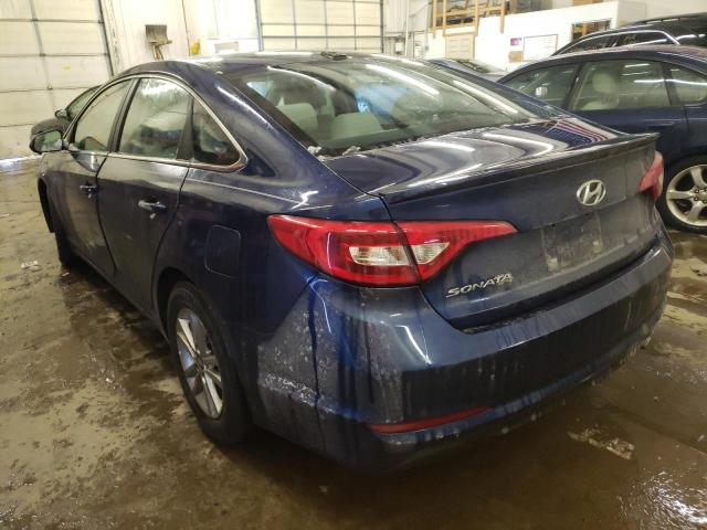 Photo 2 VIN: 5NPE24AF8GH407670 - HYUNDAI SONATA SE 