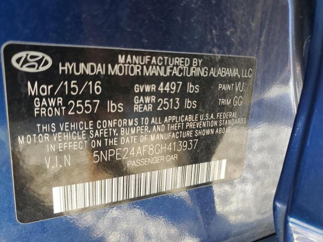 Photo 11 VIN: 5NPE24AF8GH413937 - HYUNDAI SONATA 