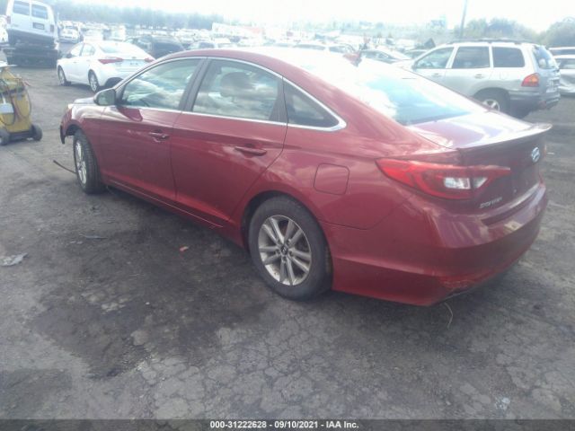 Photo 2 VIN: 5NPE24AF8GH421536 - HYUNDAI SONATA 