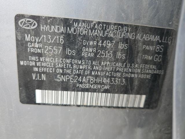 Photo 11 VIN: 5NPE24AF8HH443313 - HYUNDAI SONATA SE 