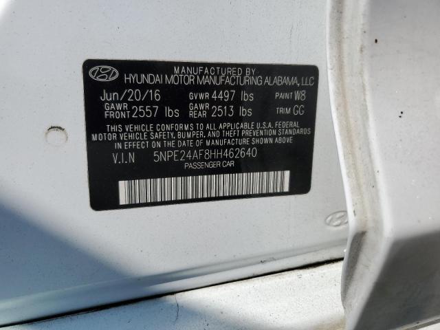 Photo 11 VIN: 5NPE24AF8HH462640 - HYUNDAI SONATA SE 