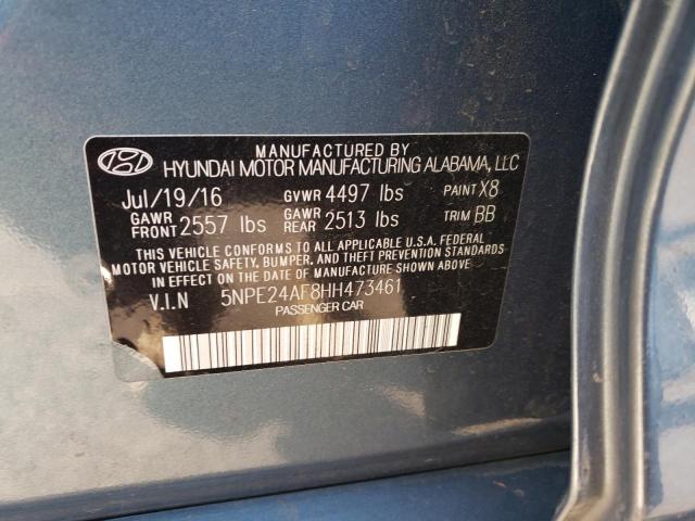 Photo 11 VIN: 5NPE24AF8HH473461 - HYUNDAI SONATA 