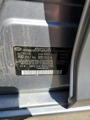 Photo 11 VIN: 5NPE24AF8HH477056 - HYUNDAI SONATA 