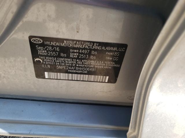 Photo 9 VIN: 5NPE24AF8HH506491 - HYUNDAI SONATA SE 