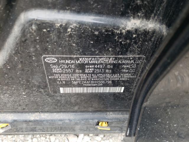 Photo 9 VIN: 5NPE24AF8HH506796 - HYUNDAI SONATA SE 