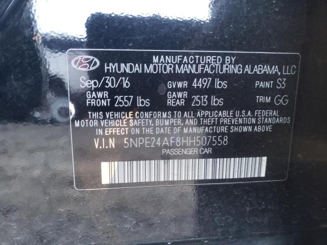 Photo 9 VIN: 5NPE24AF8HH507558 - HYUNDAI SONATA SE 