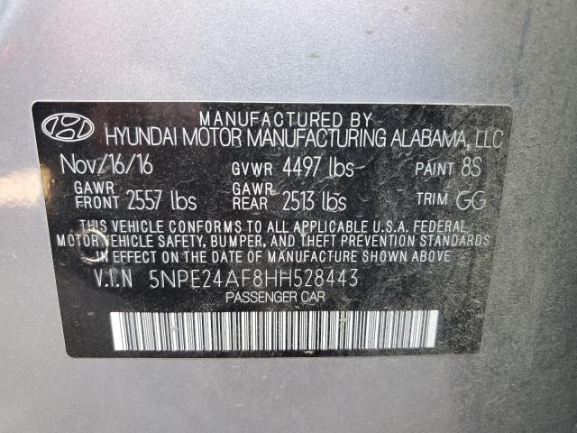 Photo 9 VIN: 5NPE24AF8HH528443 - HYUNDAI SONATA SE 