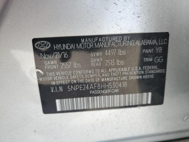 Photo 11 VIN: 5NPE24AF8HH530418 - HYUNDAI SONATA SE 