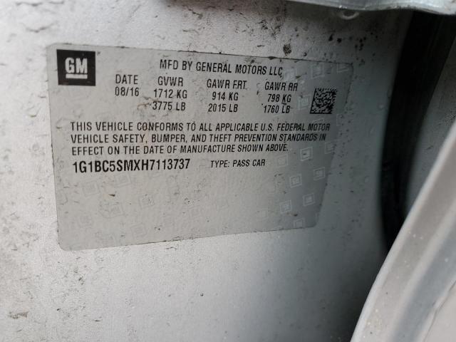 Photo 11 VIN: 5NPE24AF8HH536591 - CHEVROLET CRUZE 