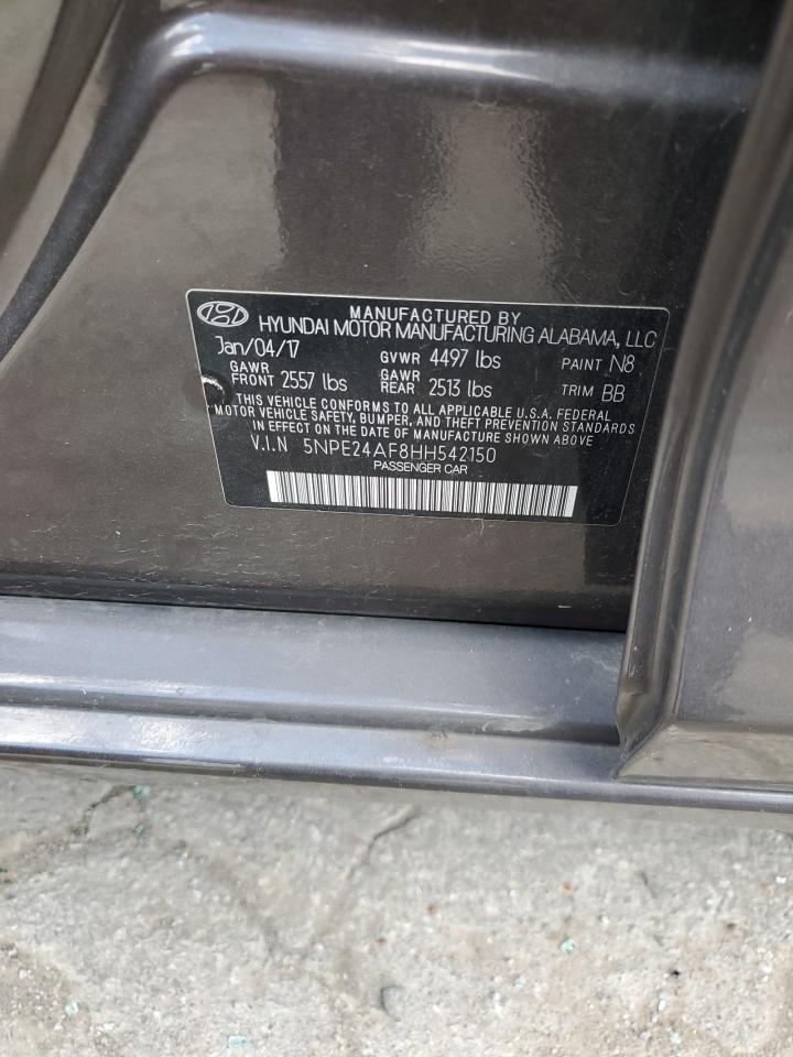 Photo 11 VIN: 5NPE24AF8HH542150 - HYUNDAI SONATA 