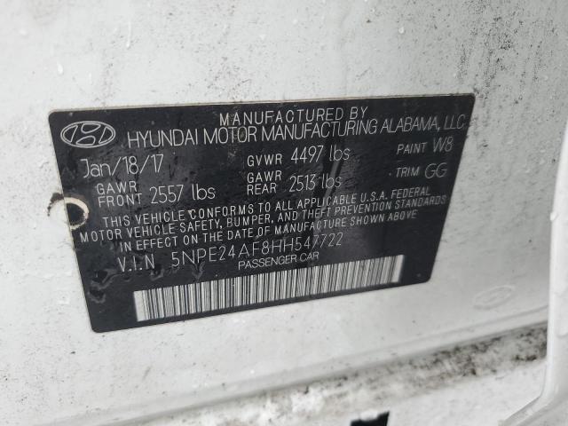 Photo 11 VIN: 5NPE24AF8HH547722 - HYUNDAI SONATA SE 