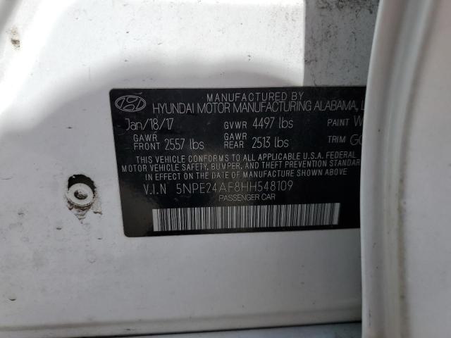 Photo 11 VIN: 5NPE24AF8HH548109 - HYUNDAI SONATA 