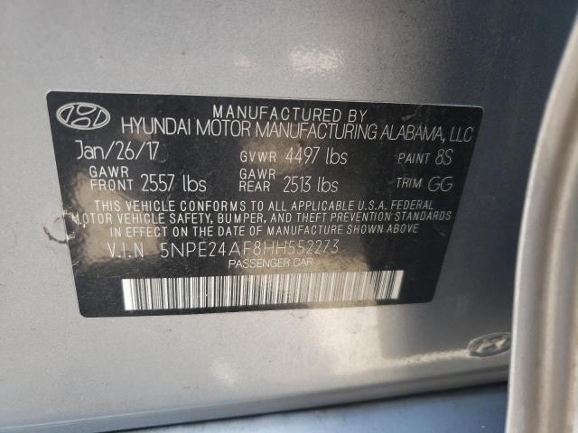 Photo 9 VIN: 5NPE24AF8HH552273 - HYUNDAI SONATA SE 