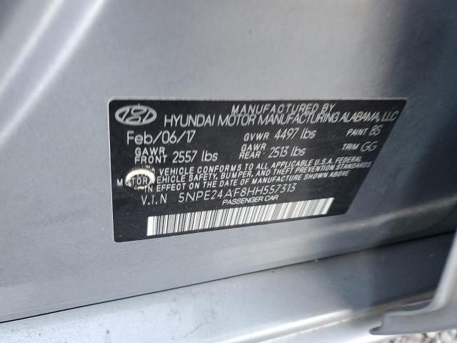 Photo 11 VIN: 5NPE24AF8HH557313 - HYUNDAI SONATA SE 