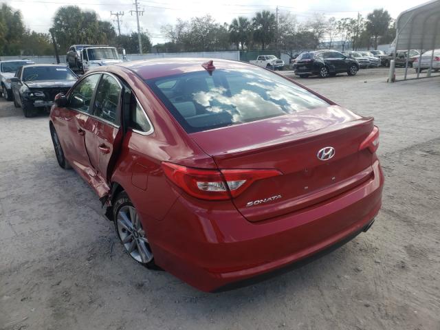 Photo 2 VIN: 5NPE24AF8HH568666 - HYUNDAI SONATA SE 