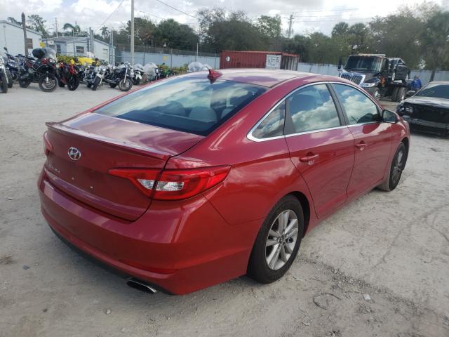 Photo 3 VIN: 5NPE24AF8HH568666 - HYUNDAI SONATA SE 