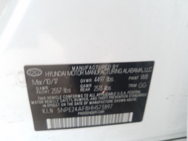 Photo 9 VIN: 5NPE24AF8HH573897 - HYUNDAI SONATA SE 