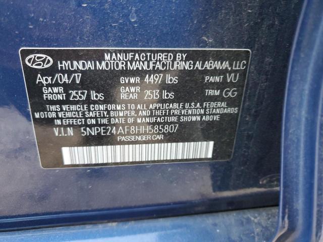 Photo 9 VIN: 5NPE24AF8HH585807 - HYUNDAI SONATA SE 