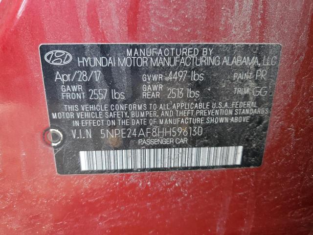 Photo 11 VIN: 5NPE24AF8HH596130 - HYUNDAI SONATA SE 