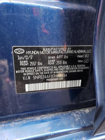 Photo 11 VIN: 5NPE24AF8JH615734 - HYUNDAI SONATA SE 