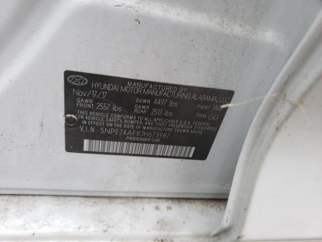 Photo 11 VIN: 5NPE24AF8JH673987 - HYUNDAI SONATA SE 