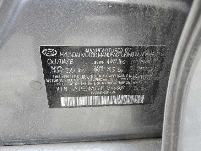 Photo 11 VIN: 5NPE24AF8KH746809 - HYUNDAI SONATA SE 