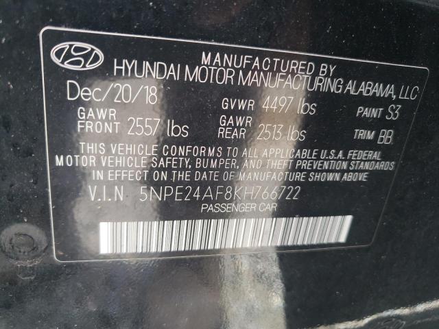 Photo 11 VIN: 5NPE24AF8KH766722 - HYUNDAI SONATA 