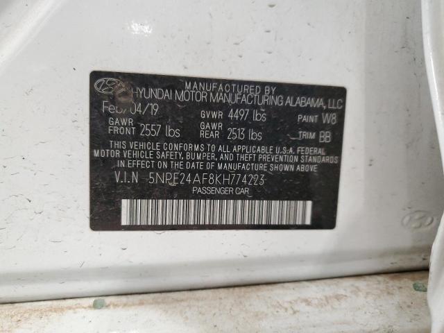 Photo 11 VIN: 5NPE24AF8KH774223 - HYUNDAI SONATA 