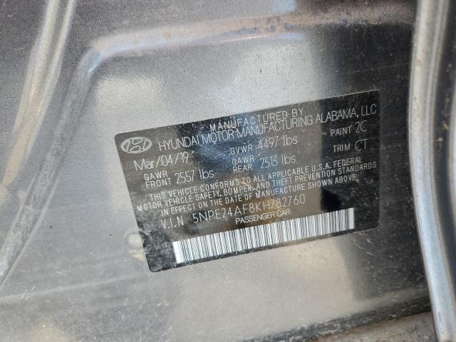 Photo 9 VIN: 5NPE24AF8KH782760 - HYUNDAI SONATA SE 