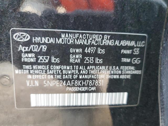 Photo 9 VIN: 5NPE24AF8KH787831 - HYUNDAI SONATA SE 