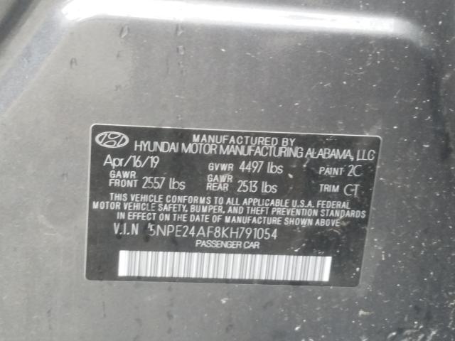 Photo 9 VIN: 5NPE24AF8KH791054 - HYUNDAI SONATA SE 