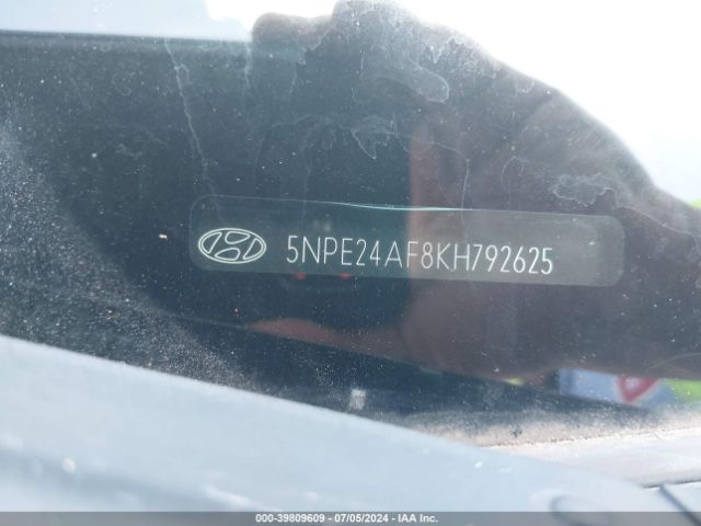 Photo 8 VIN: 5NPE24AF8KH792625 - HYUNDAI SONATA 