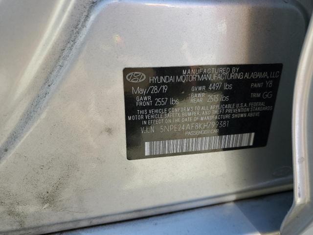 Photo 11 VIN: 5NPE24AF8KH799381 - HYUNDAI SONATA SE 