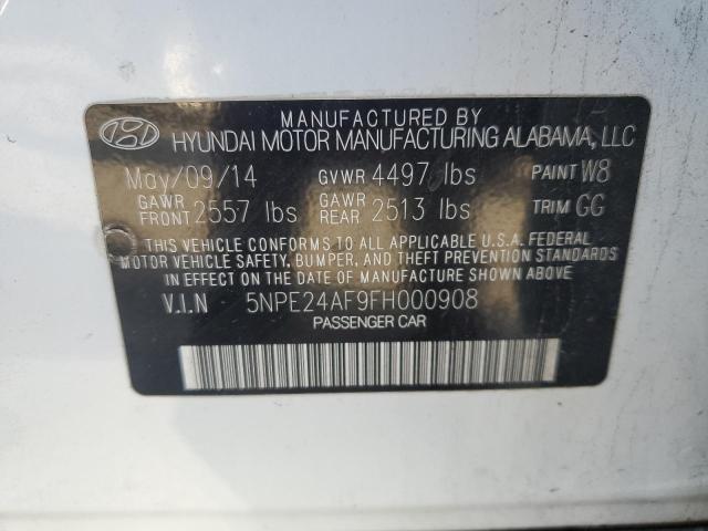 Photo 11 VIN: 5NPE24AF9FH000908 - HYUNDAI SONATA 