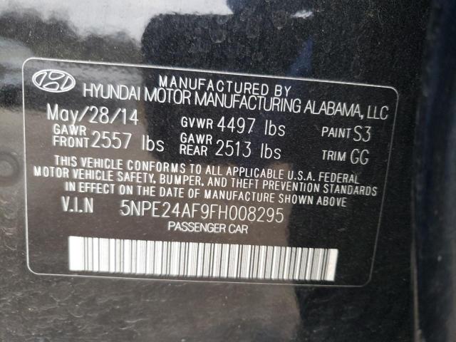 Photo 9 VIN: 5NPE24AF9FH008295 - HYUNDAI SONATA 