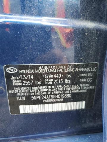 Photo 11 VIN: 5NPE24AF9FH019880 - HYUNDAI SONATA 